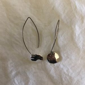Silver earrings