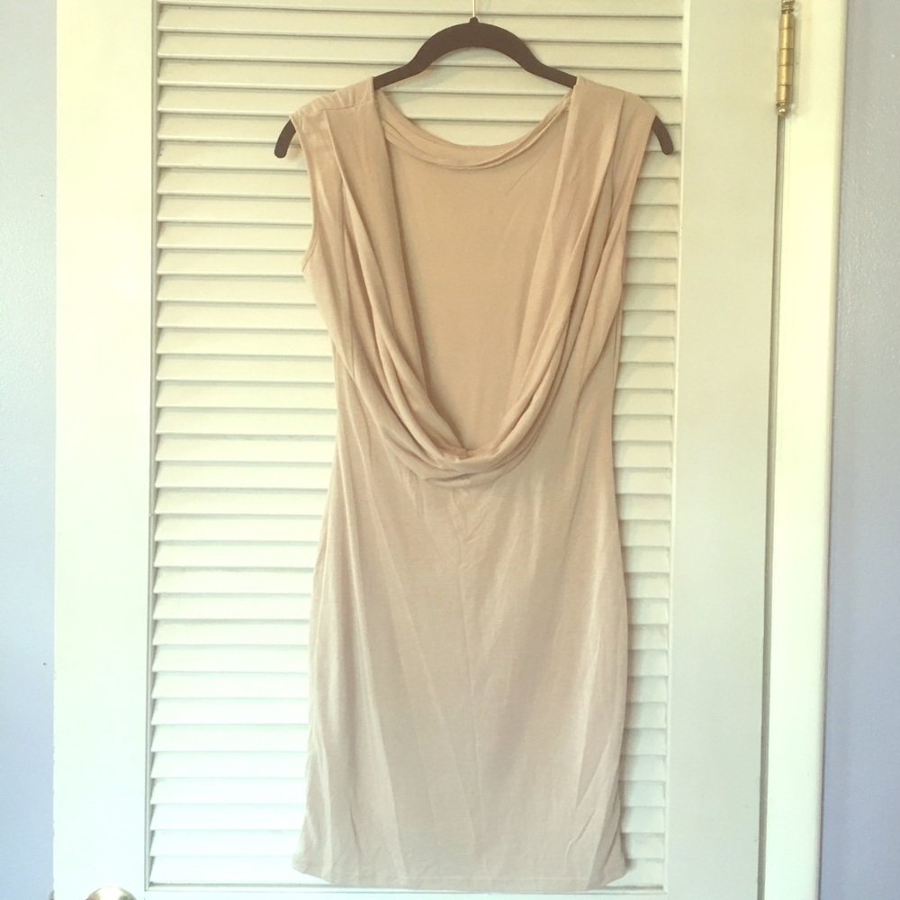 Nude mini dress. Size S.