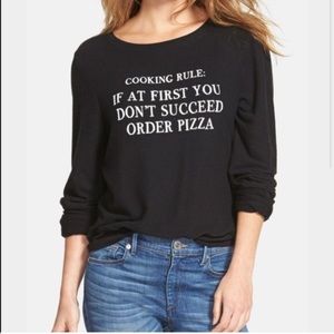 LOWEST🌼NWT WILDFOX BAGGY JUMPER COOKING RULE