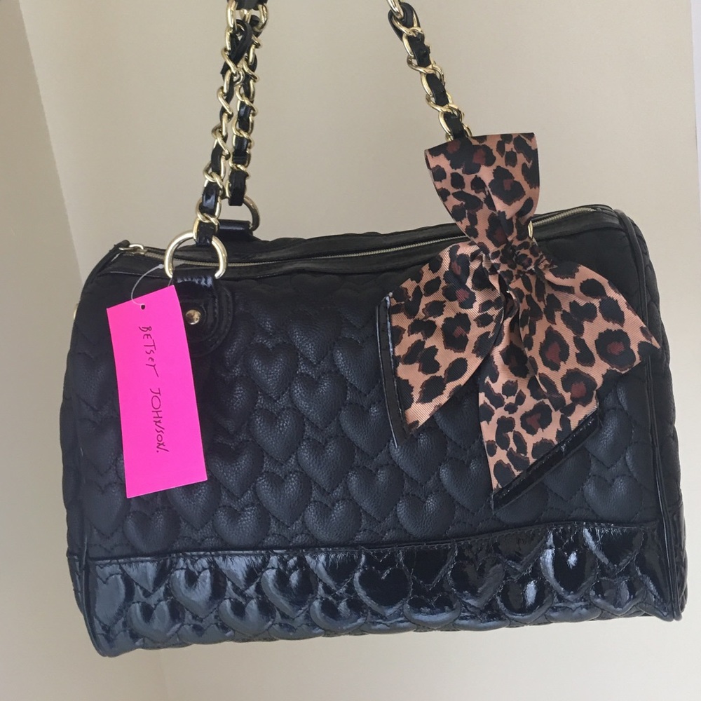 Betsey Johnson 'will you be mine' Satchel