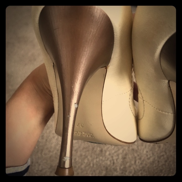 Open Toe Heels Made in Italy Size US7 EU 37 - Picture 5 of 6