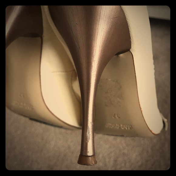 Open Toe Heels Made in Italy Size US7 EU 37 - Picture 6 of 6