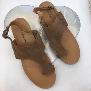 Lucky Brand Brown Wedge Sandals