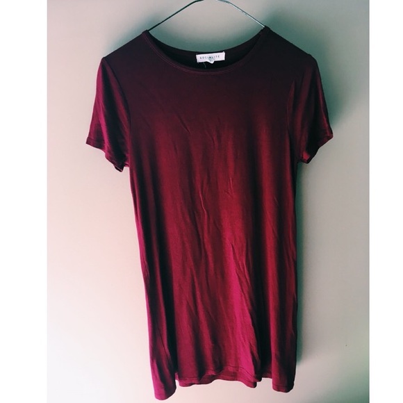 Dresses & Skirts - Maroon tshirt dress