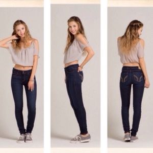 Dark Wash Hollister Skinny Jeans