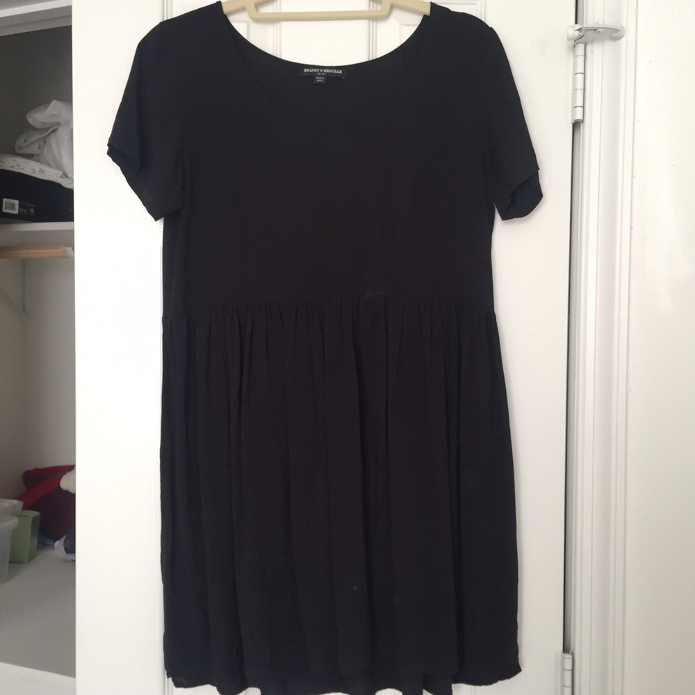 Brandy Melville Black Mini Dress Cute!