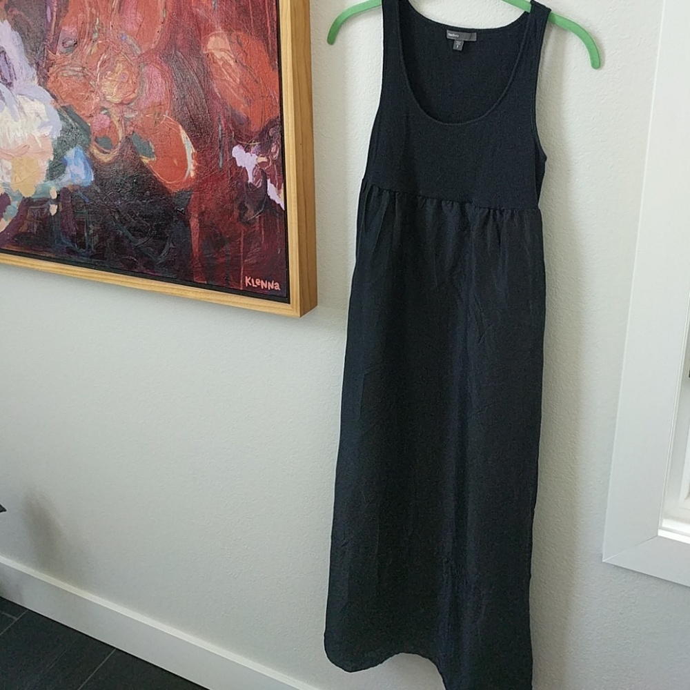Gapbody silk and knit dress