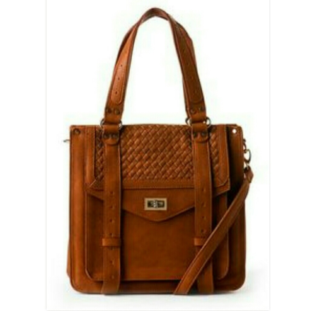 Palermo Woven Flap Front Tote