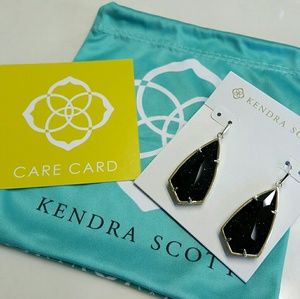 Kendra Scott Blue Goldstone Carla Earrings