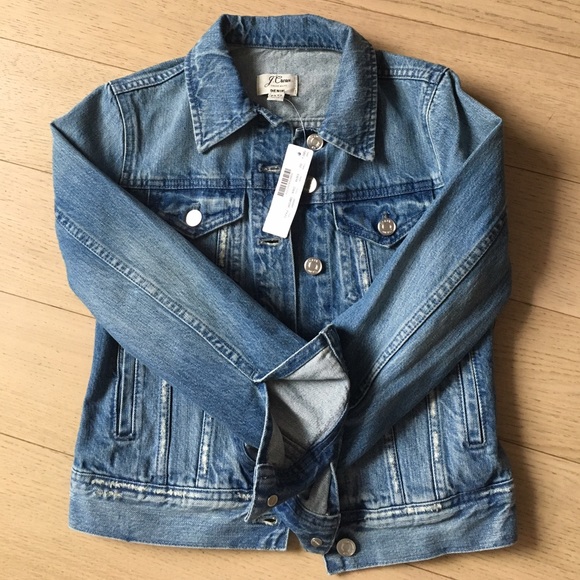j crew petite denim jacket