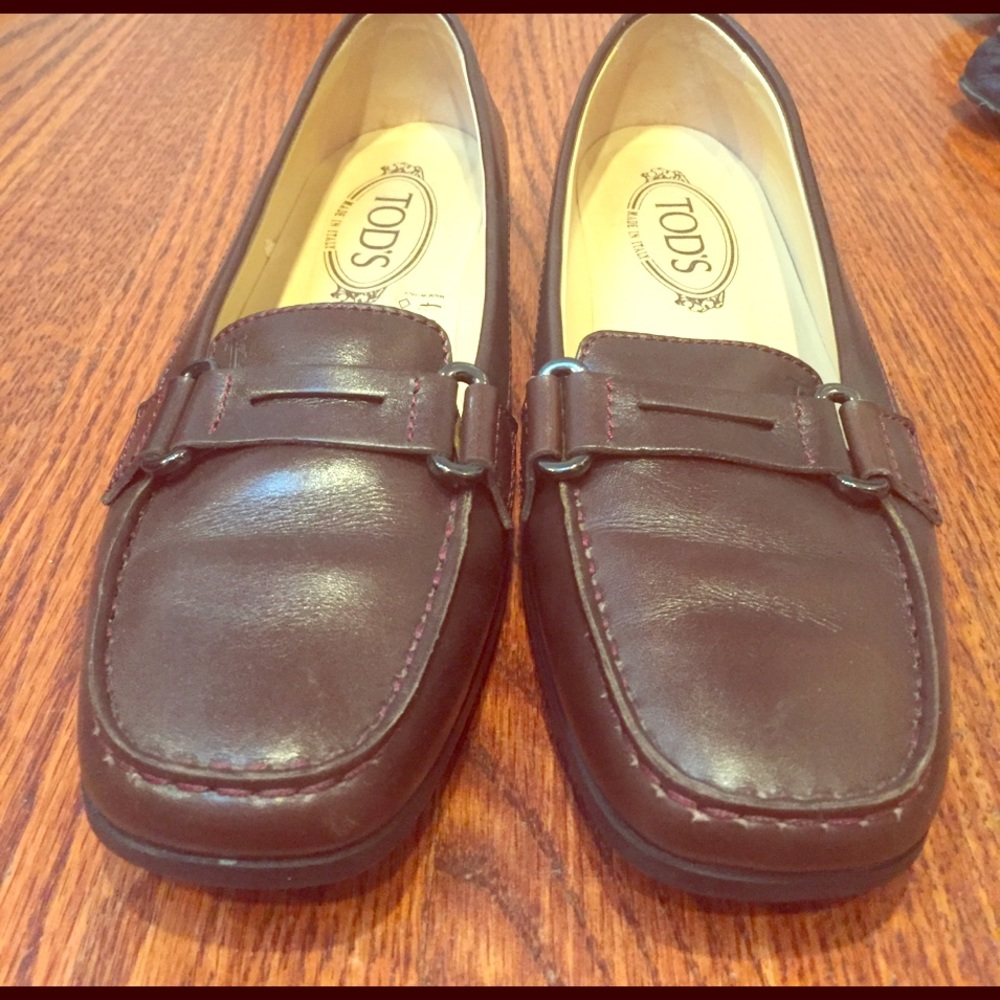 Todd brown leather loafers