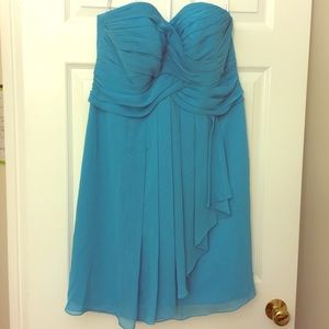 Teal bridesmaid dress