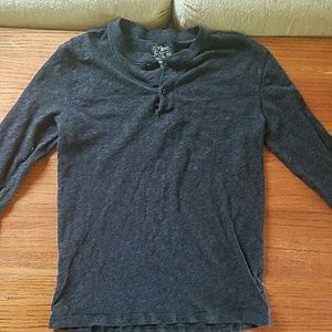 J.Crew Dark Grey Henley