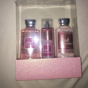 Pink Cashmere trio set