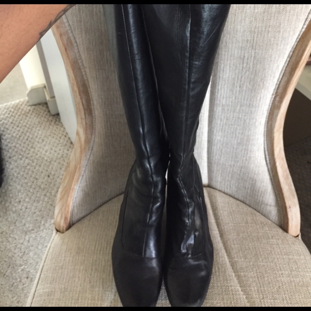 Aldo Knee high wedge boots