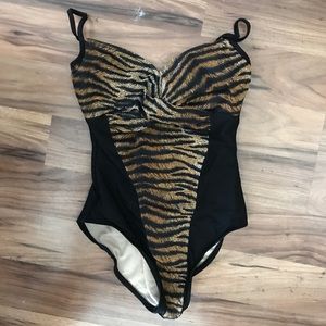 One piece leopard swimsuit by carol wior