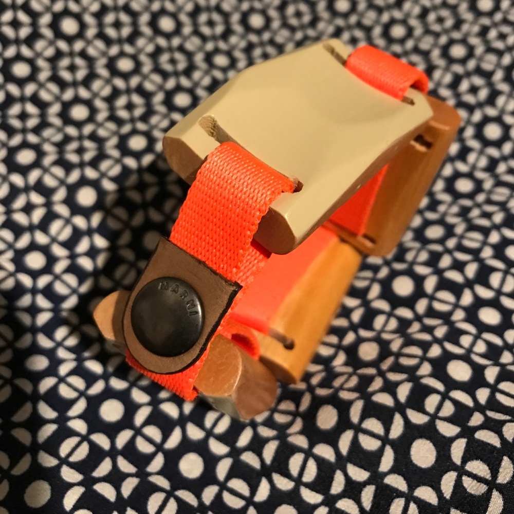 Marni Neon Wooden Bracelet