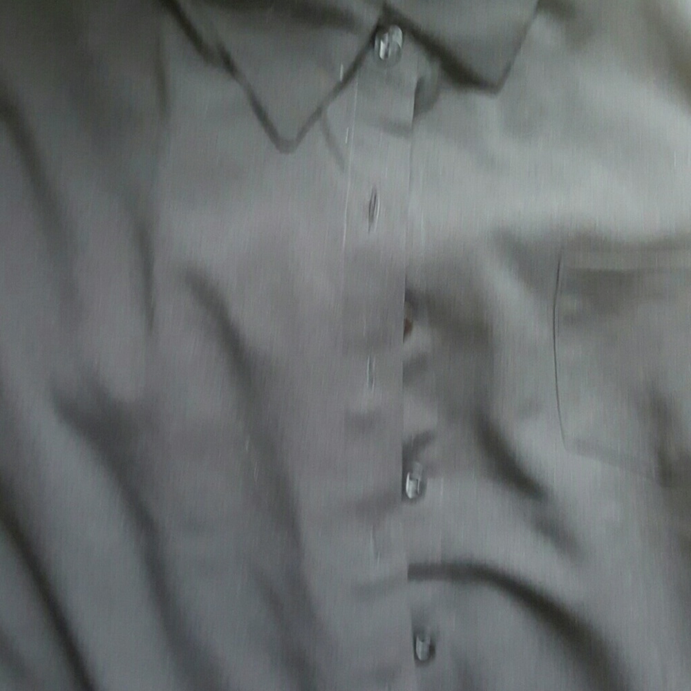 Mine Brown Hi-Lo Size Large Blouse