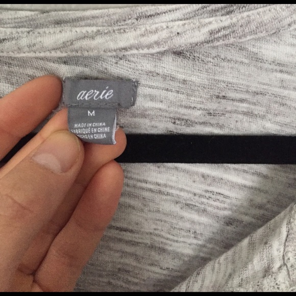 Heather gray short sleeve tee AERIE - Picture 2 of 4