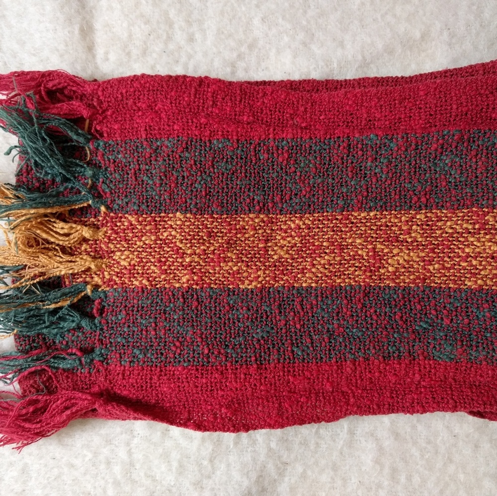 Irish linen woven scarf