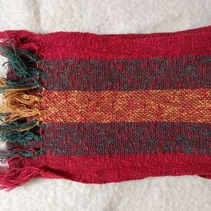 Irish linen woven scarf