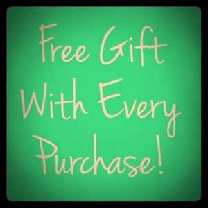 Free mystery gift with purchase.