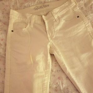 White Rock Star Skinny Jeans