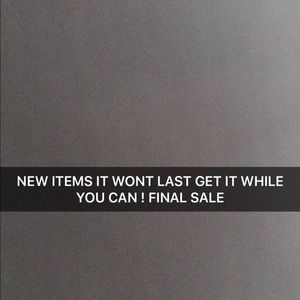 New ITEMS GO CHECK IT OUT