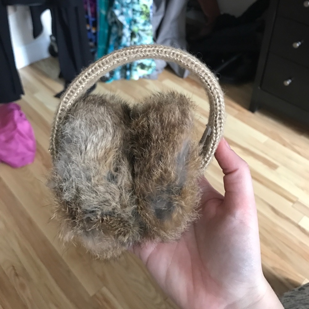 Michael Kors fur earmuffs