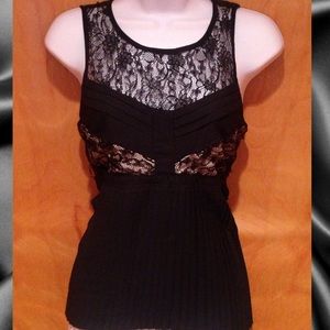 💋Black lace blouse