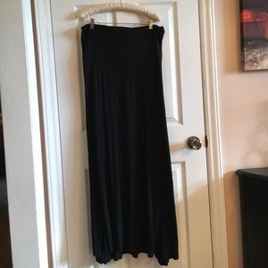 Black maxi skirt
