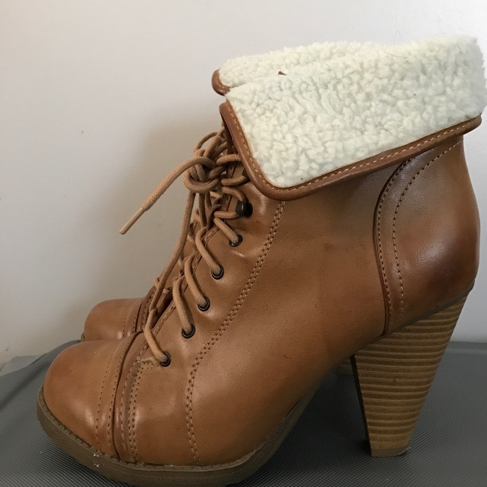Tan boots
