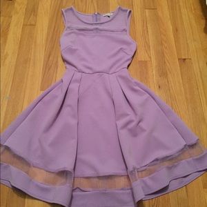 Lilac spring dress