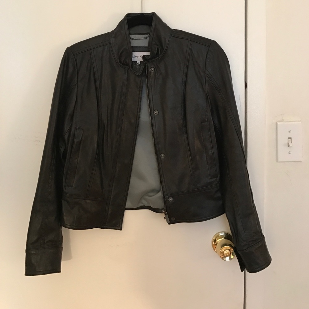 Calvin Klein Real Leather Jacket