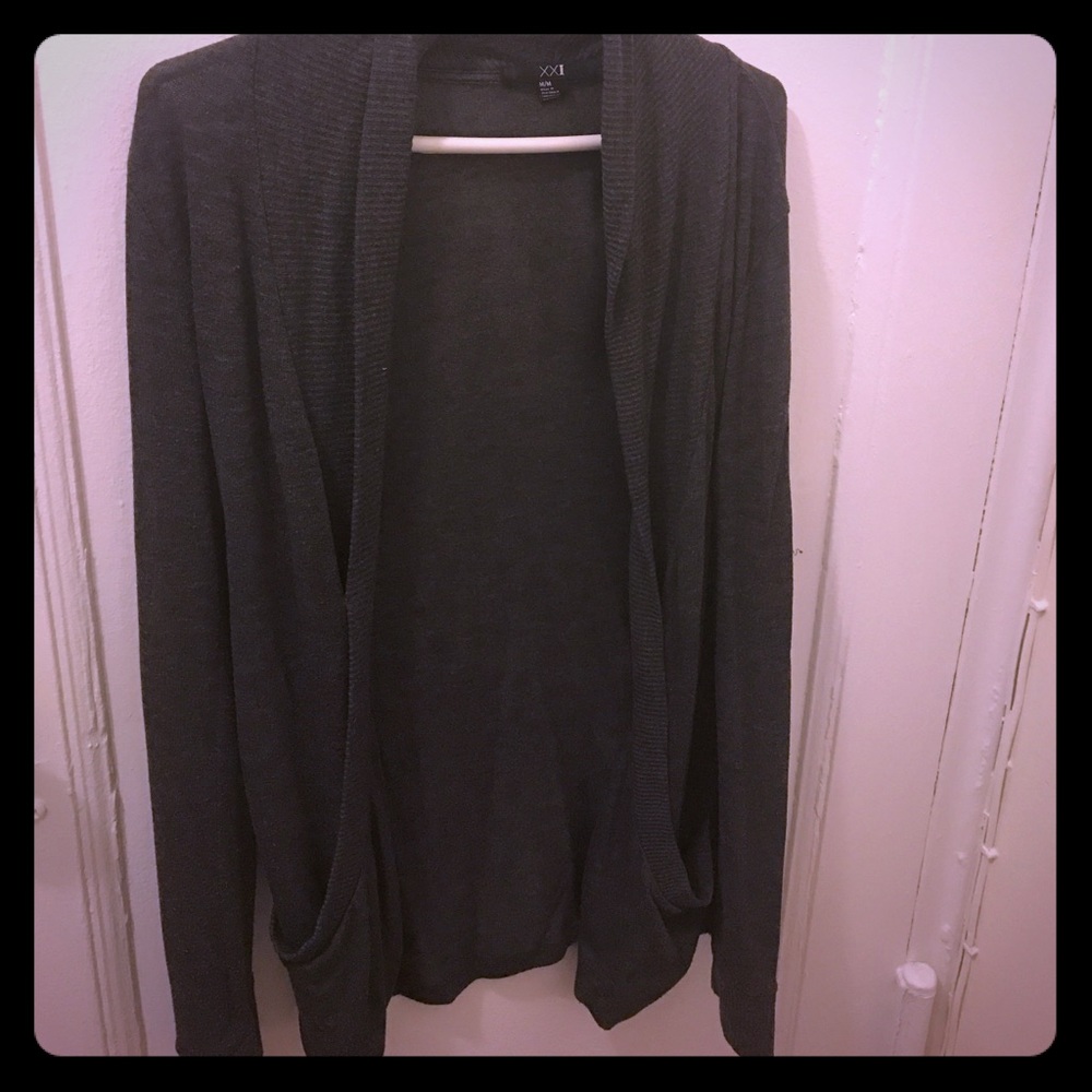 Gray Cardigan