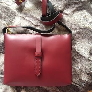 Burgundy J.Crew Cross Body