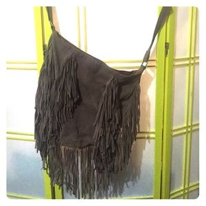 AMAZ Suede fringe bag✊✌️