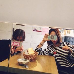 Commedes garcons stripe tee shirts.