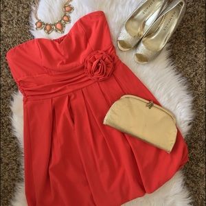 SOLD Forever21 Coral Mini Dress