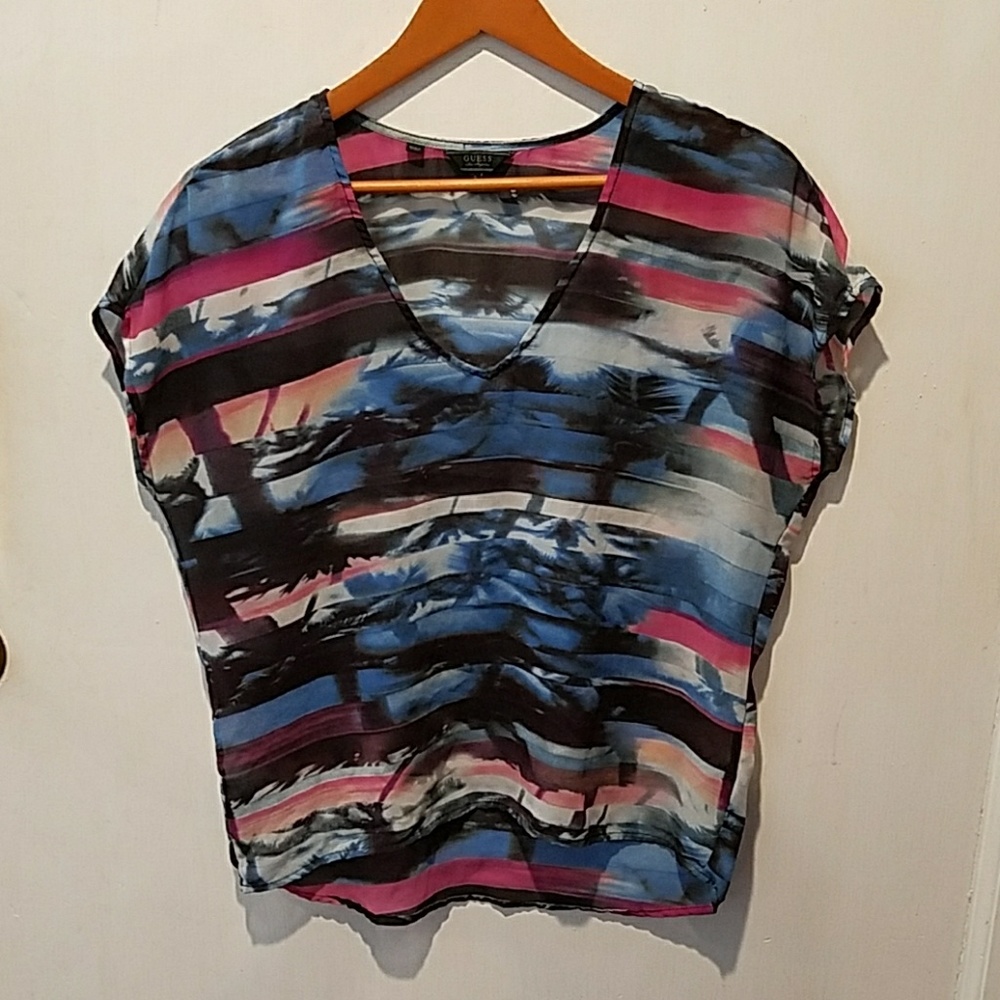 Guess Tropical Cover Top