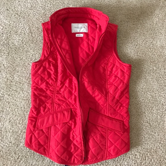 Van Heusen Jackets & Blazers - Van Heusen Women's Red Vest
