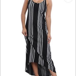 Rip Curl Vertical Striped High-Low Dress