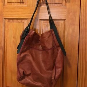 Anthropologie Leather Shoulder Bag