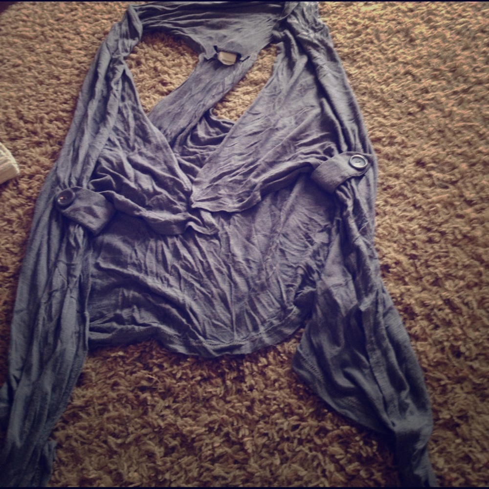 M Wet Seal Gray Vest