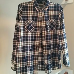 Ladies Flannel button down