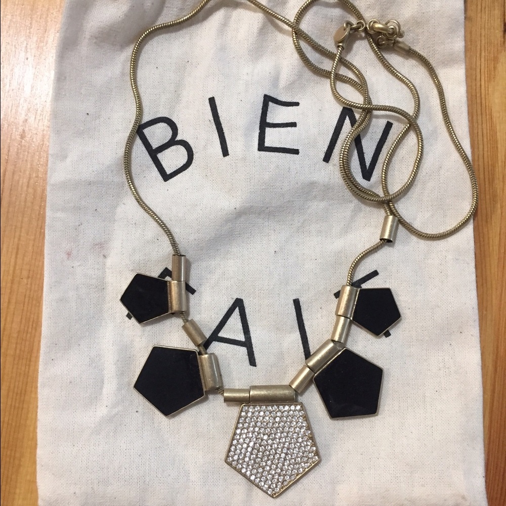 Madewell long sparkly pendant necklace