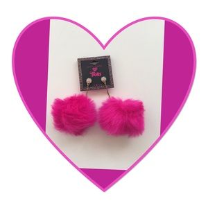 Betsey Johnson Jewelry - Betsey Johnson Pom Pom Earrings Betsey Johnson Jewelry - Betsey Johnson Pom Pom Earrings