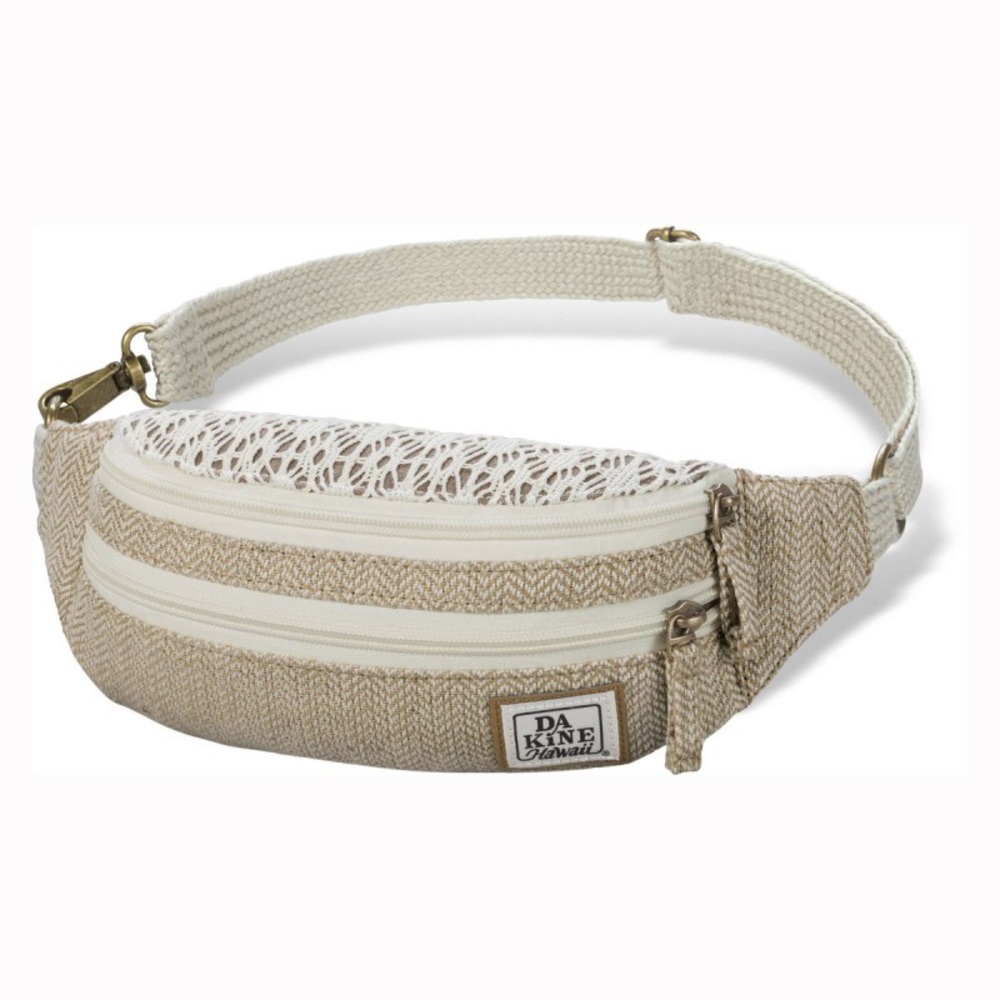 Dakine Hawaii Crochet & Burlap Fanny Pack