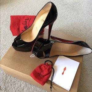 Christian Louboutin Peep 150 Patent Caft