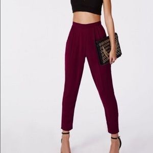 Misguided high waisted slacks